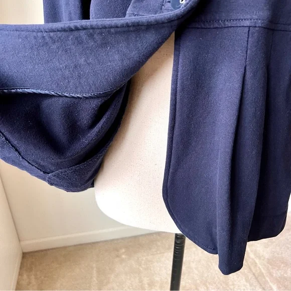 ANTHROPOLOGIE MOTTO Cotton Peplum Cardigan Blazer—SZ. Medium - Picture 3 of 11